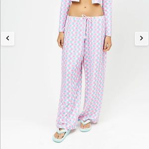 Frankies Bikinis - Michelle Low Rise Wide Leg Pants - Sister Swirl
